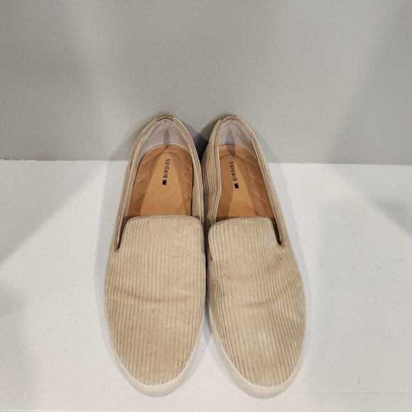 Birdies The Swift Slip On Shoes Corduroy Oatmeal Beige Sneakers Fall - Size 7 - Picture 3 of 7